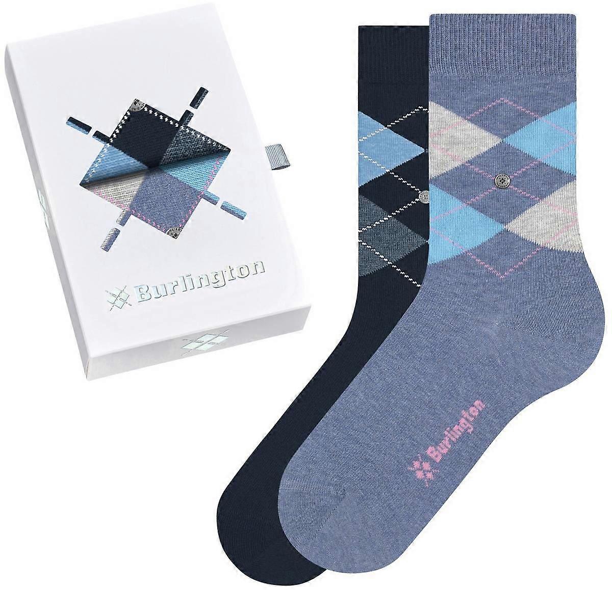 Burlington Basic Gift Box Socks - Navy/Blue