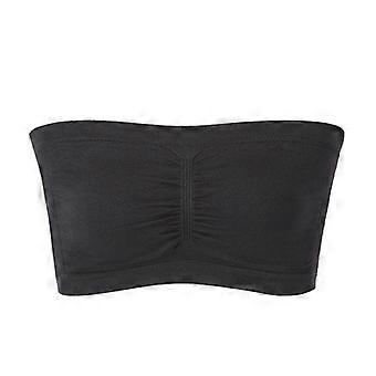 Ultimate Lifter Stretch-Trägerloser BH, Herausnehmbares gepolstertes Bandeau-Tube-Top, Größe 8-XL, Beige