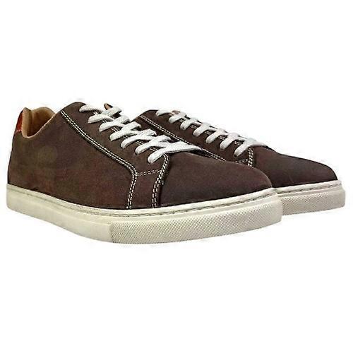 Firetrap Mens Julian Leather Moc Toe Formal Trainers