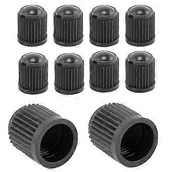 1000x zwarte plastic band klep lucht stofafdekking stuurpen doppen ventiel dop klep dop voor wiel auto truc
