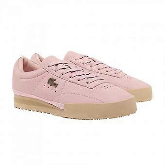 Lacoste Womens/Ladies Aura Leather Lace Up Trainers