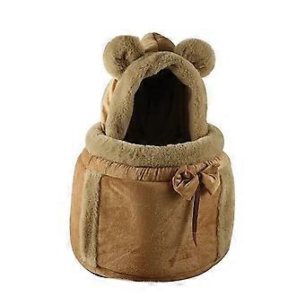 Outdoor Travel Chihuahua Puppy Dog Carrier Bacpack Pet Carrying Bags For Small Dogs Winter Warm Yorkshire Cat Nest Pet Carriers