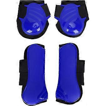 4 stück Pferd Bein Schutz Pferd Vorne Hinten Bein Stiefel Reiten Sehne Füße Stiefel Schock-absorbieren Pon