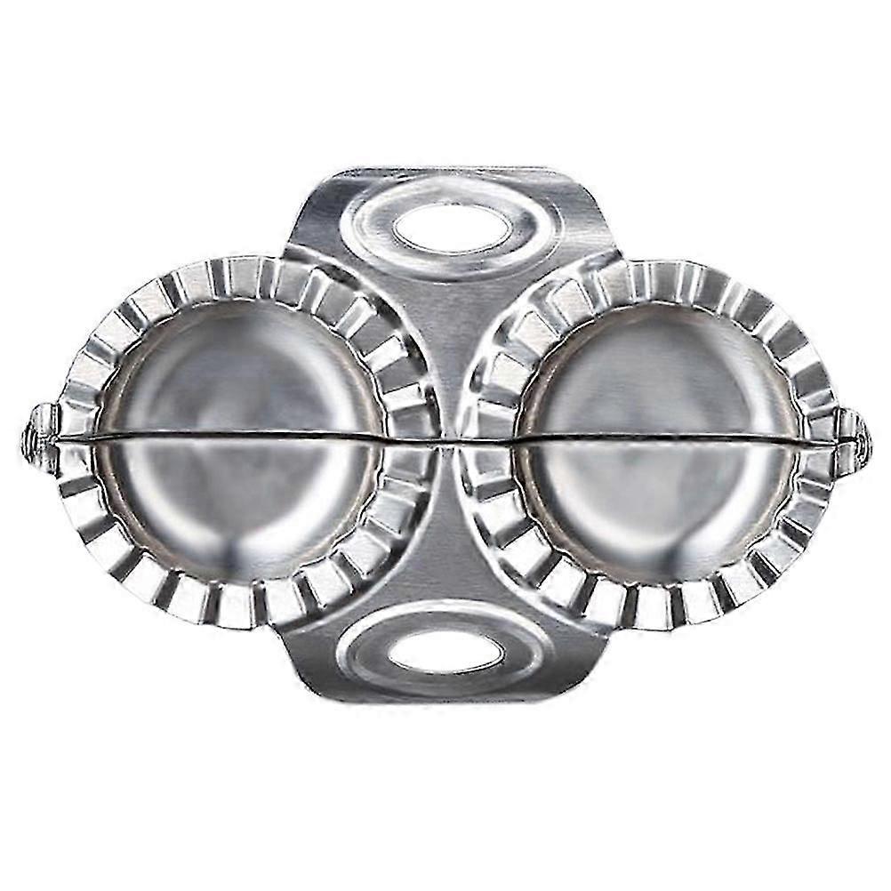 Durable Dumpling Mold Dumpling Making Tool Stainless Steel Dumpling Maker for Home Kitchen Restaurant (Silver)