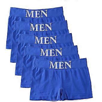 5pcs Men's High Elastic Breathable Boxers Briefs Comfortable Soft Underwearxx