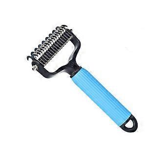 Pet Safe Dematting Comb,Pet Grooming Brush for Detangling Thinning Shedding