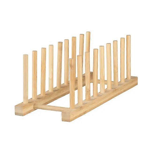 Multipurpose Bamboo Tableware and Drying Rack Stand Organizer