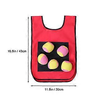 Sticky Ball Vest Kids Dodgeball Set, geschikt voor buitenspelen, 12 stuks.