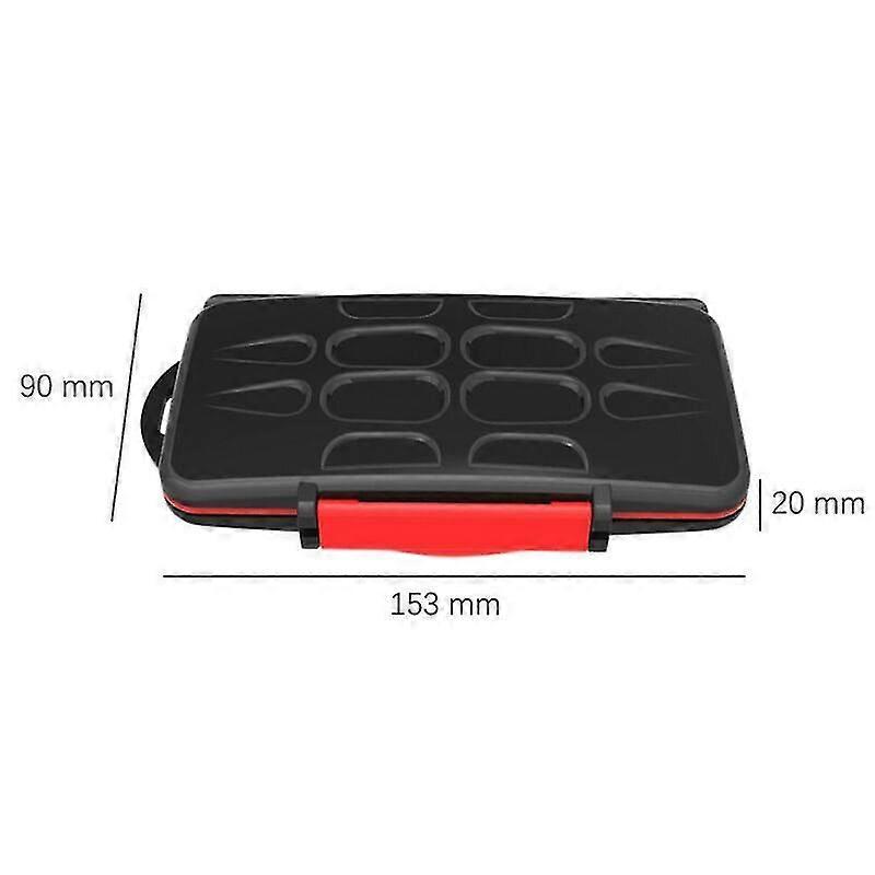 slots memory card case holder waterproof multi-use 12tf storage