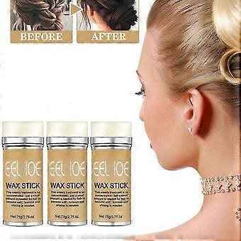 3pcs Hair Wax Stick Edge Control Gel Stick Slay Thin Baby Hair Perfect Hair Line Styling Smooth Frizziy Hairs Non Greasy