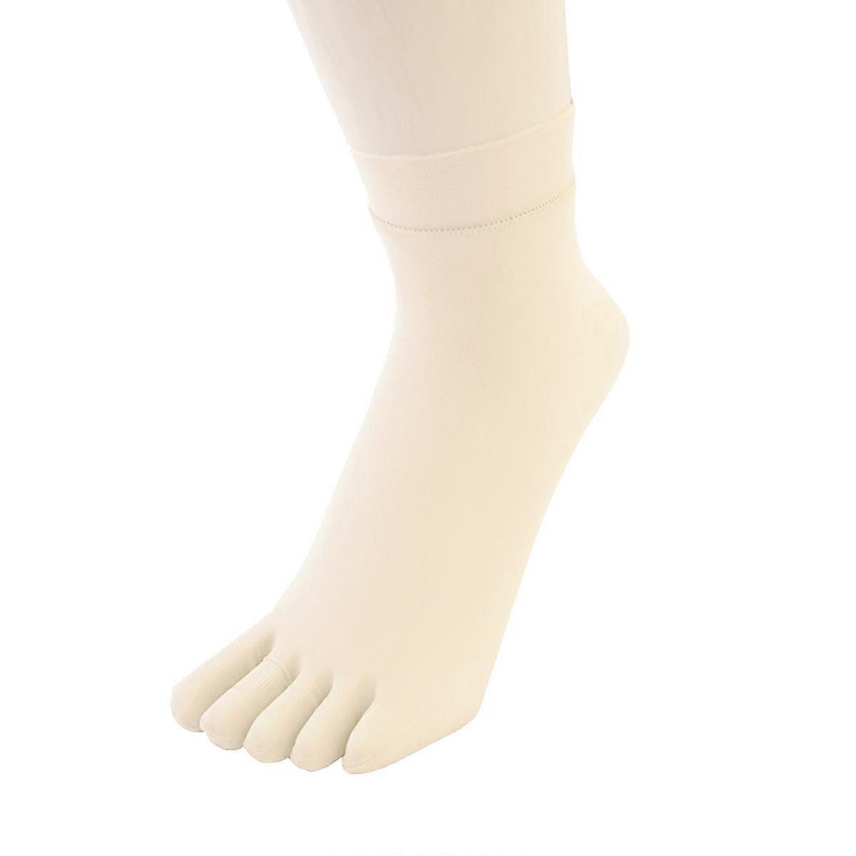 TOETOE Essential Plain Nylon Nylon Black Toe Socks
