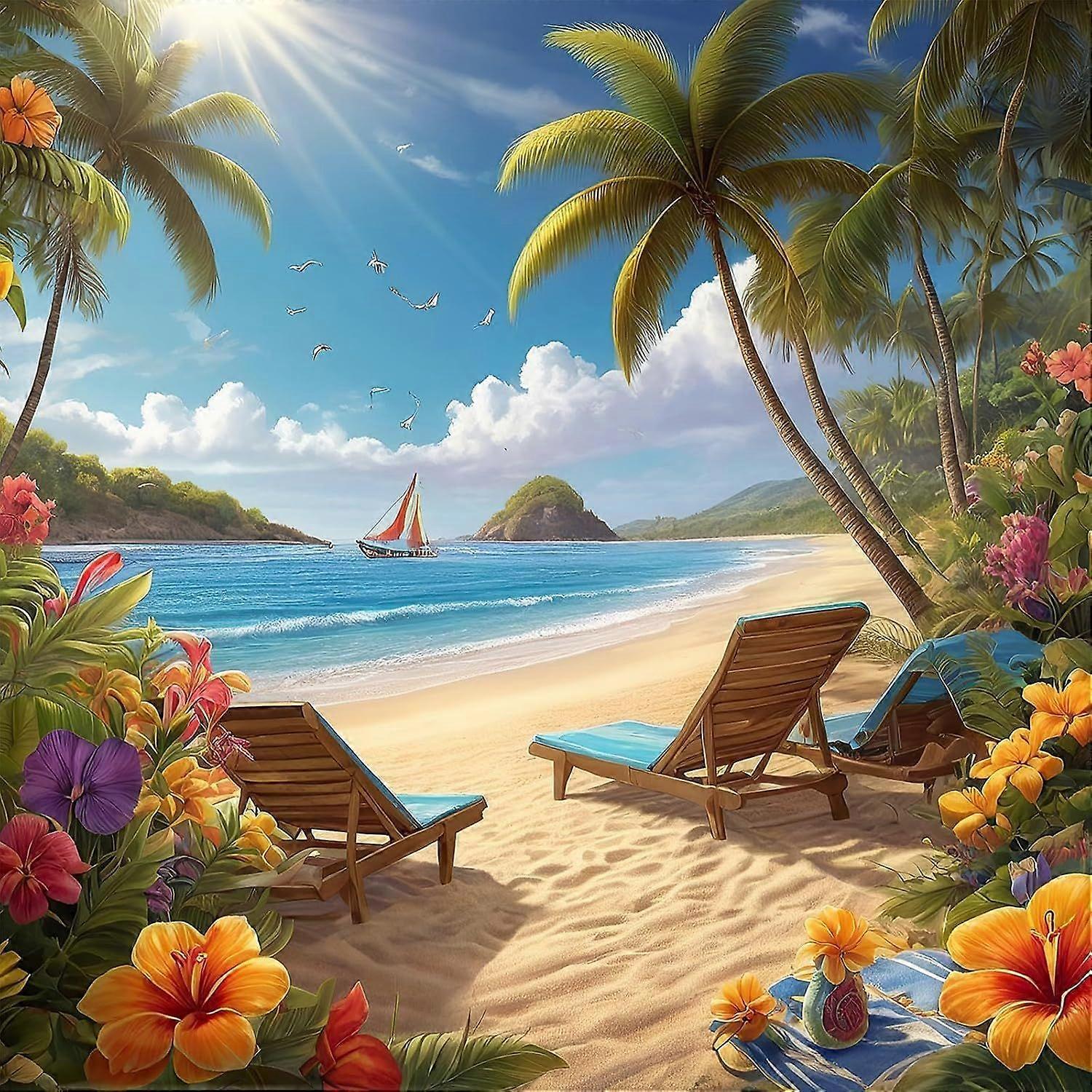 Tropisch strand puzzel CYQL-116
