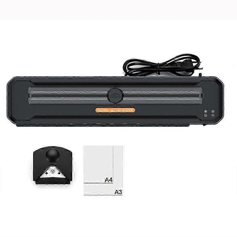 A3/A4 Plastic Sealing Machine Safe Constant Temperature Multi-Specification Photo Cold/Hot Laminator Machine EU Plug
