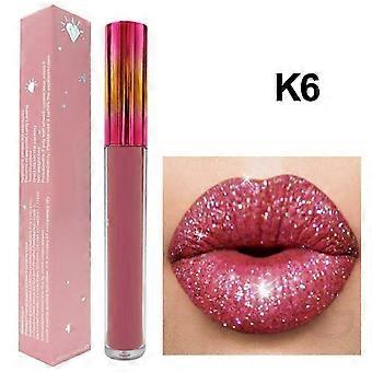 Diamond Lipstick Shiny Long Lasting Liquid Lipstick, Non-Sticky, Waterproof Lipstick Lip Gloss for Women