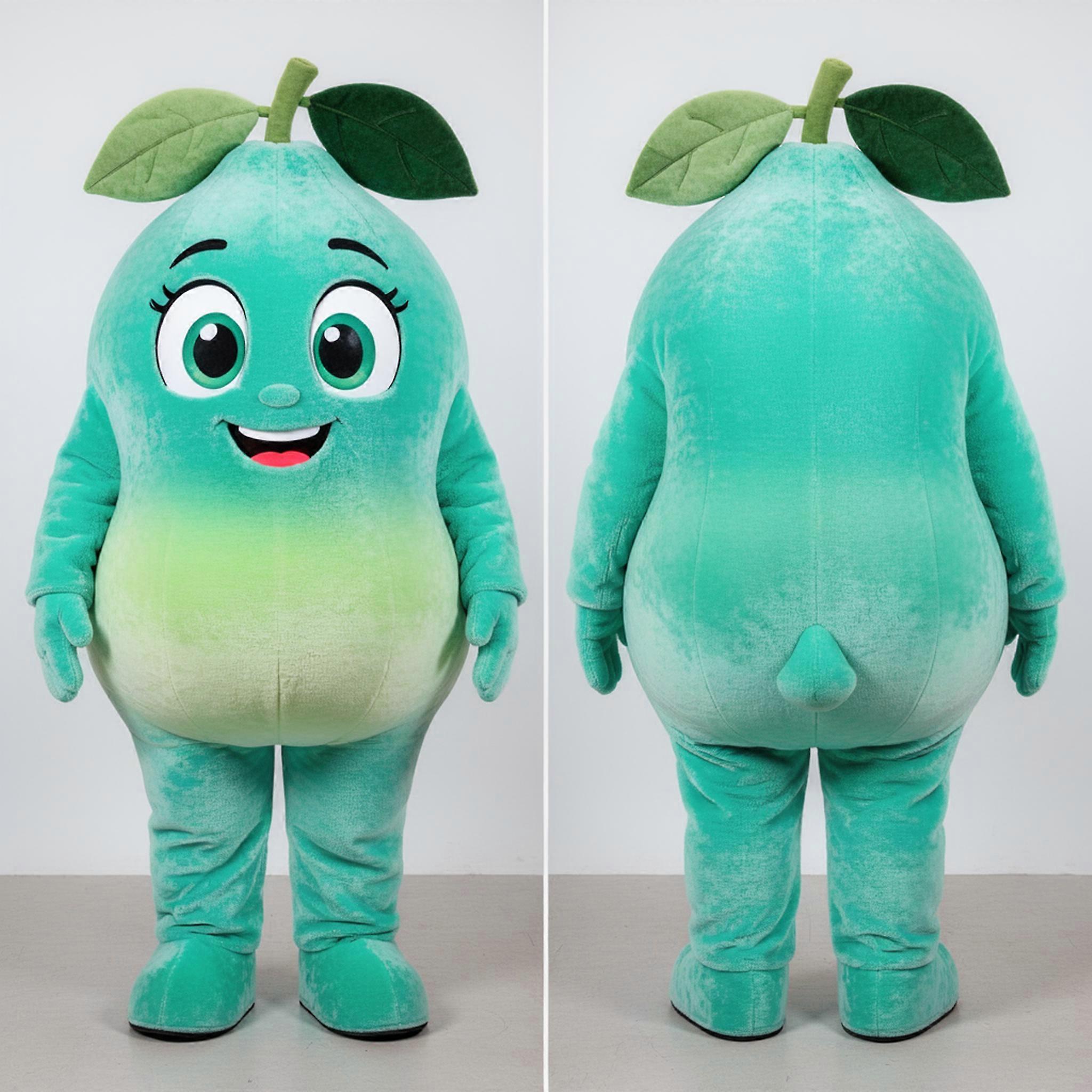 MASTICOT Turquoise Plump Grapefruit Mascot