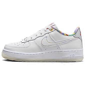 Nike Air Force 1 Low LV8 White Playful Print GS FN8912-111