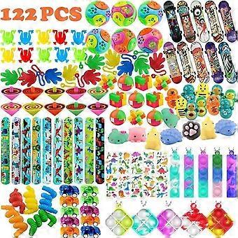 122-Piece Fidget Toy Set for Stress and Anxiety Relief, Ages 3+