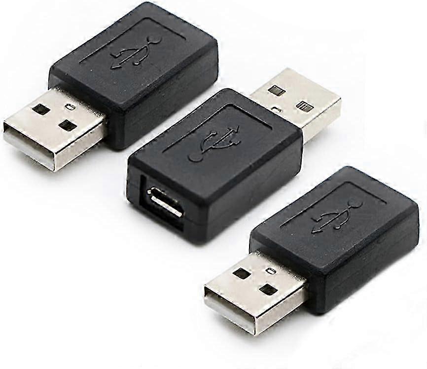 USB A to Micro USB Converter 3 Pack