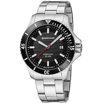 Wenger seaforce Quartz Analog Man Watch with Stainless Steel Bracelet 01.0641.118