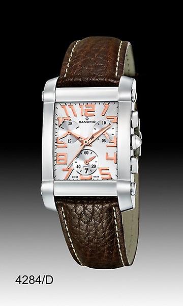 Candino elegance watch for Unisex Analog Quartz with Cowhide Bracelet C4284/D