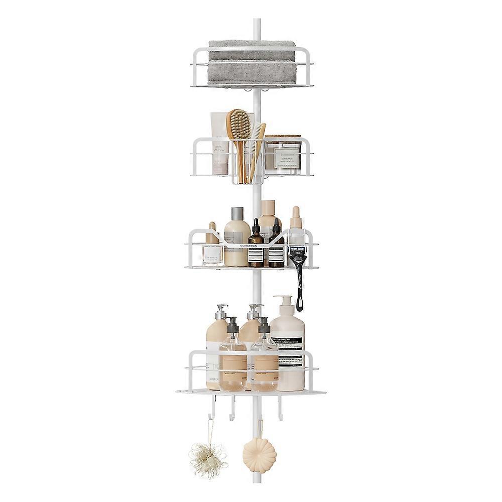4-Tier Rust-Resistant Shower Organizer 10.5"D x 127.2"H