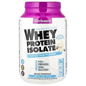 Bluebonnet Nutrition, wei-eiwitisolaat, Franse vanille, 2 lbs (924 g)
