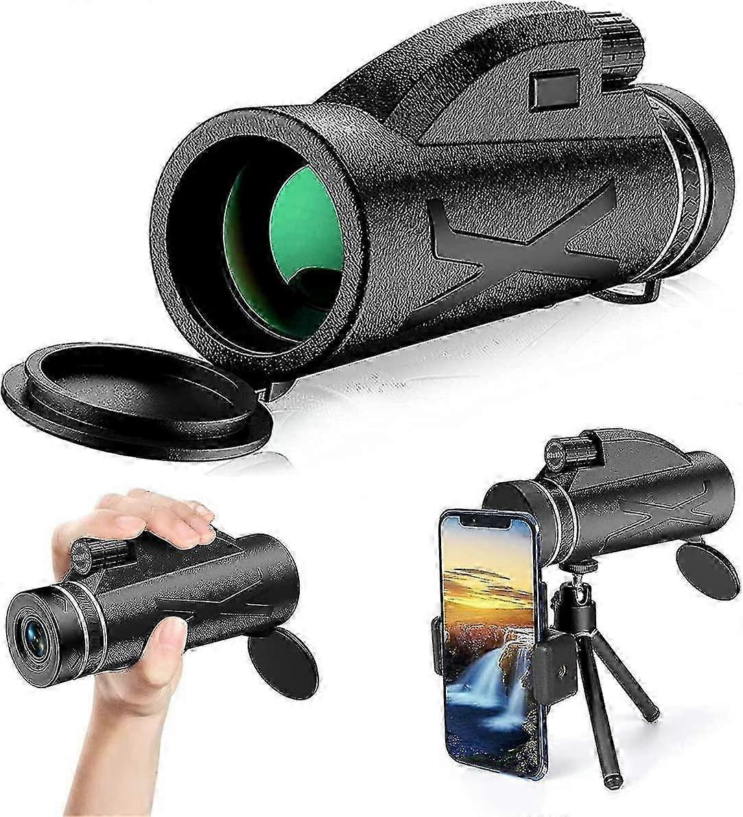80x100 HD Monocular With Tripod