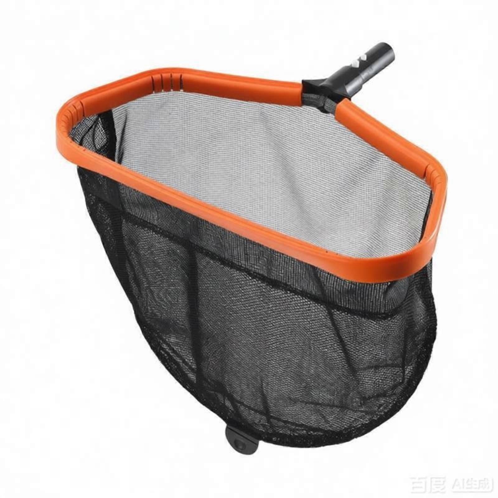 Aluminum Frame Pond Net Double Layer Mesh Deep Bag Leaf Skimmer Easy Empty