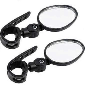 Dual 360° Rotating Bicycle Mirrors