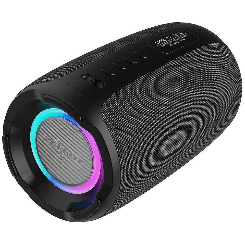 Bluetooth Speaker Portable Speaker Double Bass Diaphragm Rgb Light Tws Tf Card Aux Wireless Subwoofer Outdoor Speaker