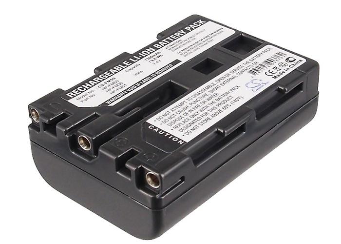 索尼 DCR-TRV20 PC100 NP-FM30 NP-FM50 NP-FM51 NP-QM50 NP-QM51 1300mAh 电池