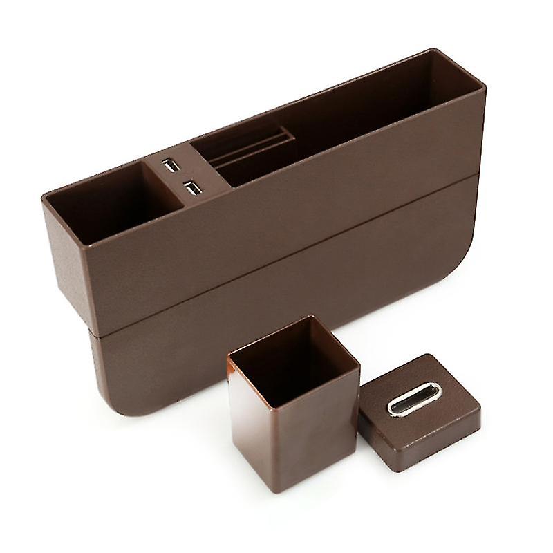 1pcs Leather Car Storage Box