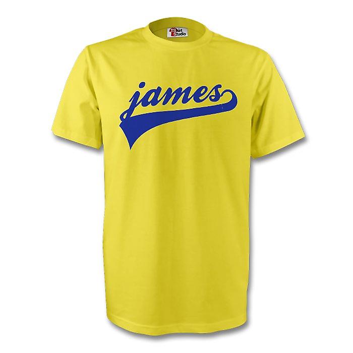 James Rodriguez Colombia Signature Tee (yellow) - Kids