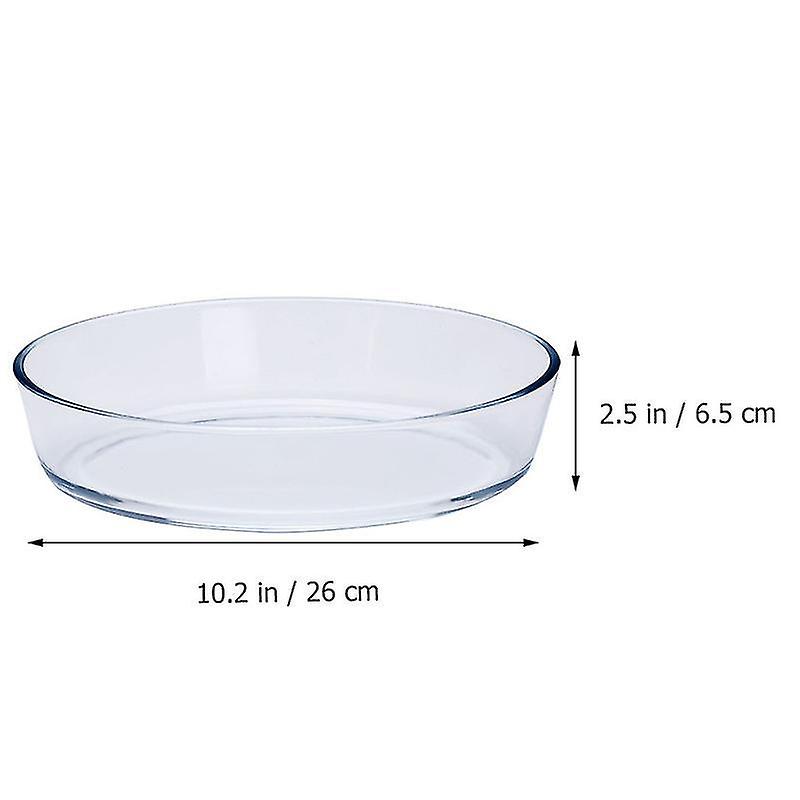 26X18x6,5cm Bräter 1pc Ovale Backform Kuchen Pyrex Backblech für Mikrowellenherd