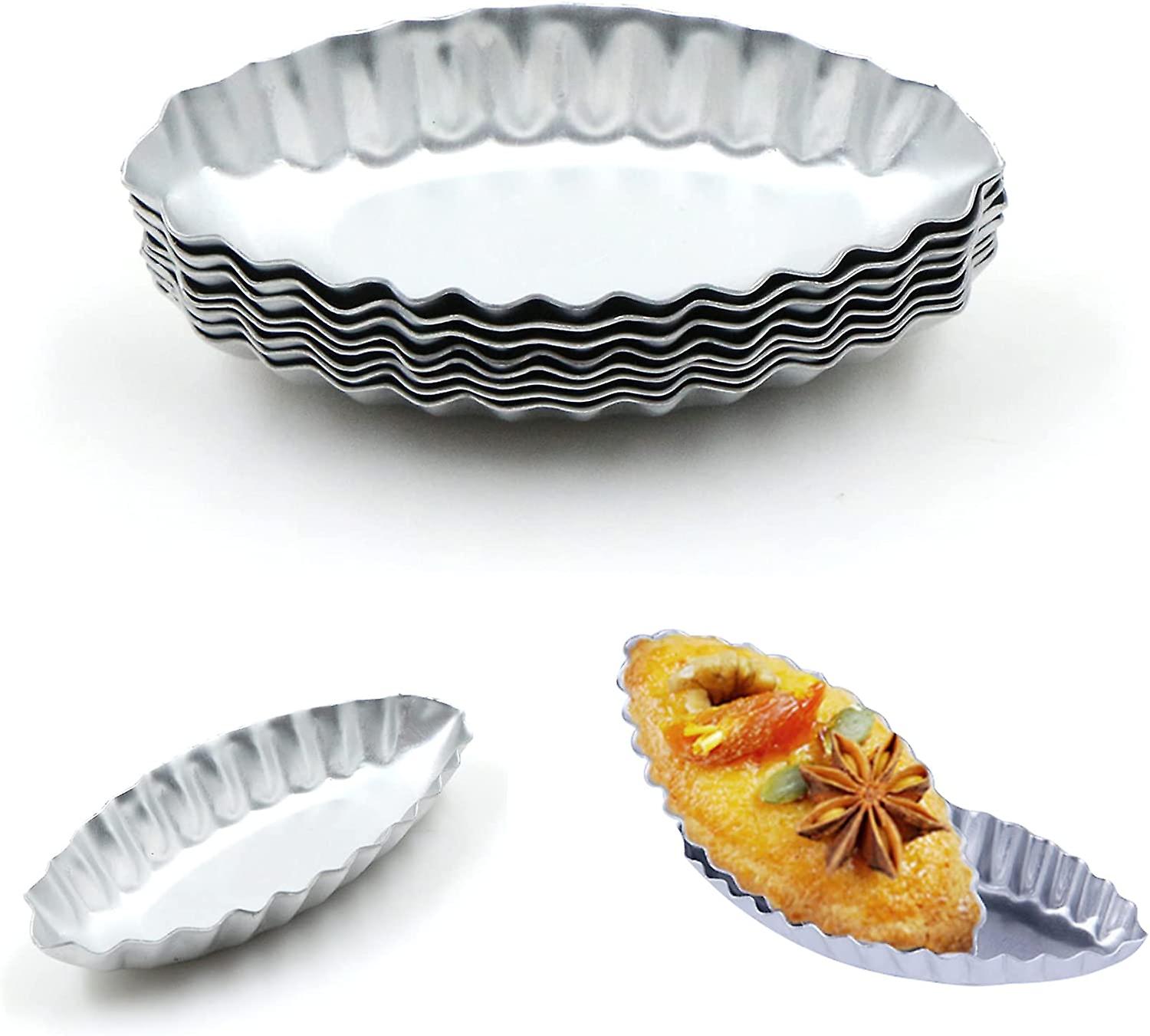 10 Cake Molds Reusable For Pudding, Quiche