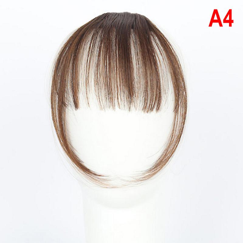 Clip In Hair Extension Fringe Front Bangs W/ Hair Temples
