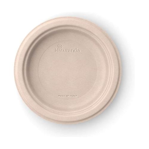 Small biodegradable dinner plates 50 units