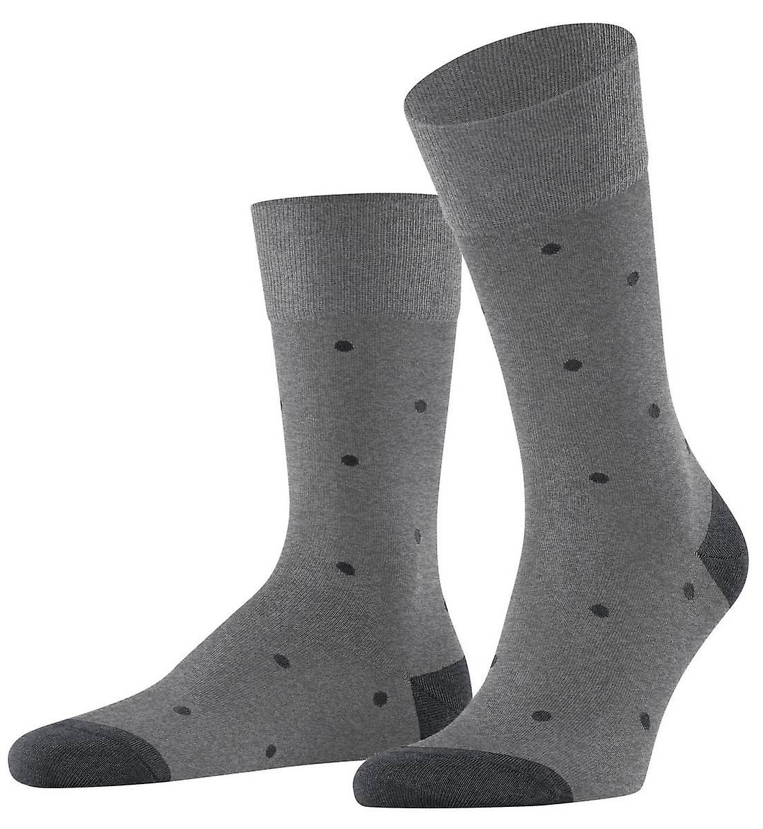 Falke Dot Socks - Steel Mel Grey