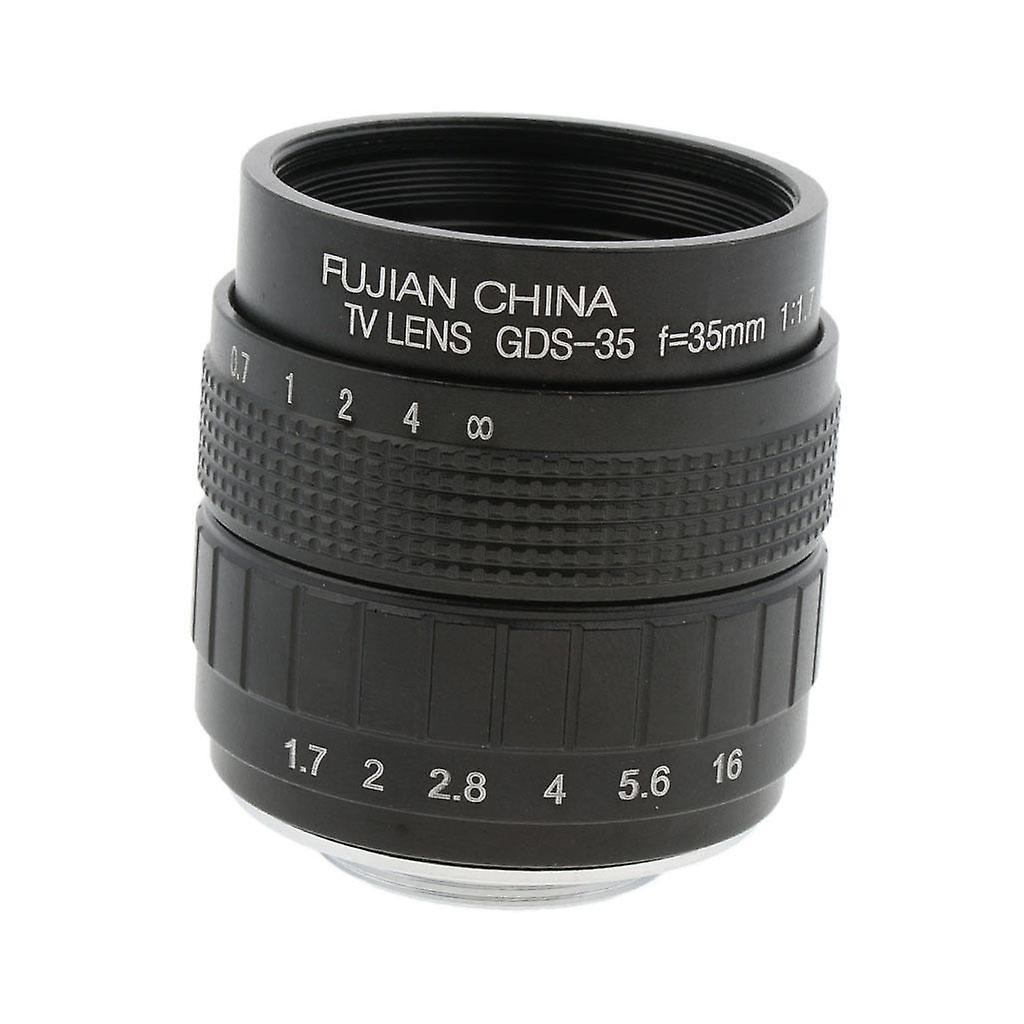 35mm F/1.7 Large Aperture Manual Prime Fixed Lens for Olympus Panas0nic DSLR