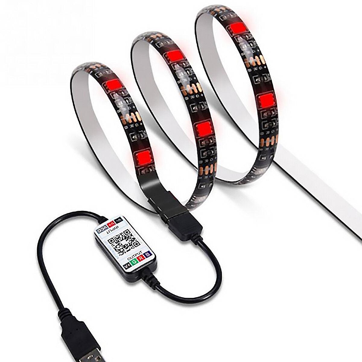 Rgb Led Strip Light Ip65 Waterproof Bluetooth Control 5050 Usb Bar Tv Backlight Christmas Decorations Clearance