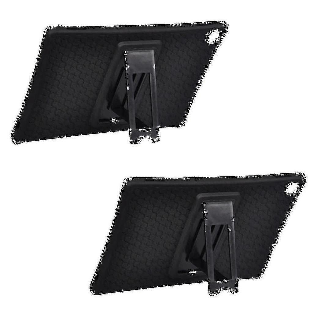 2x For Chromebook Duet Case 10.1inch Tablet Silicone Case With Tablet Stand Function Protective Cas