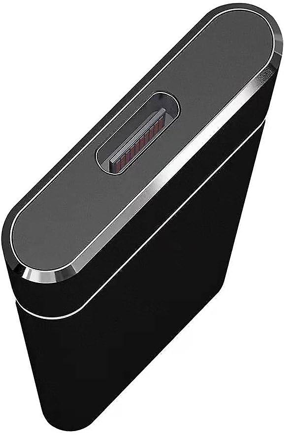 Black 4T Work Indicator Slim High-Speed Mobile Hard Drive Type-c USB3.1 Light and Easy To Carry