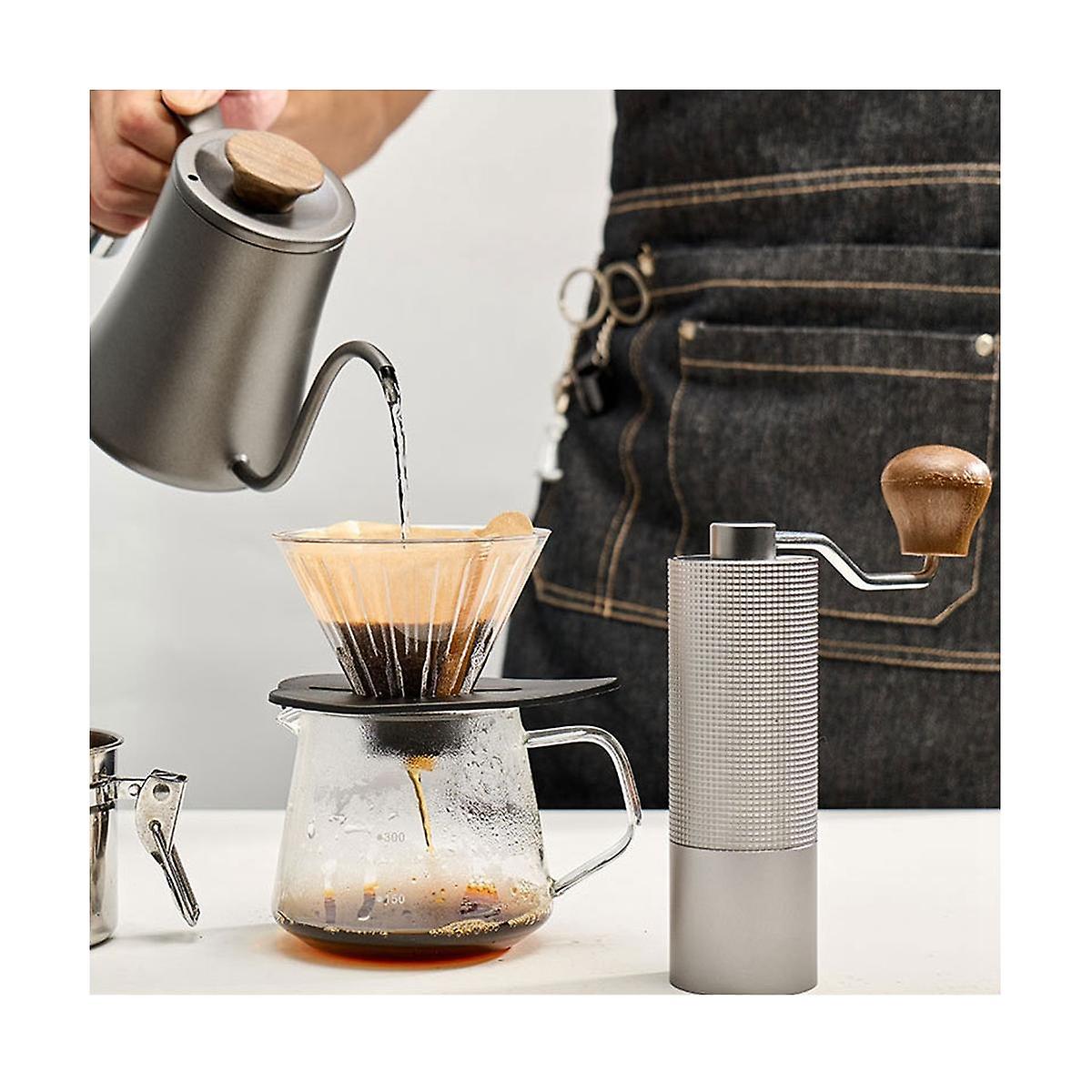 Manual Coffee Grinder Hand Adjustable Steel Core Burr for Kitchen Portable Hand Espresso Coffee Mil