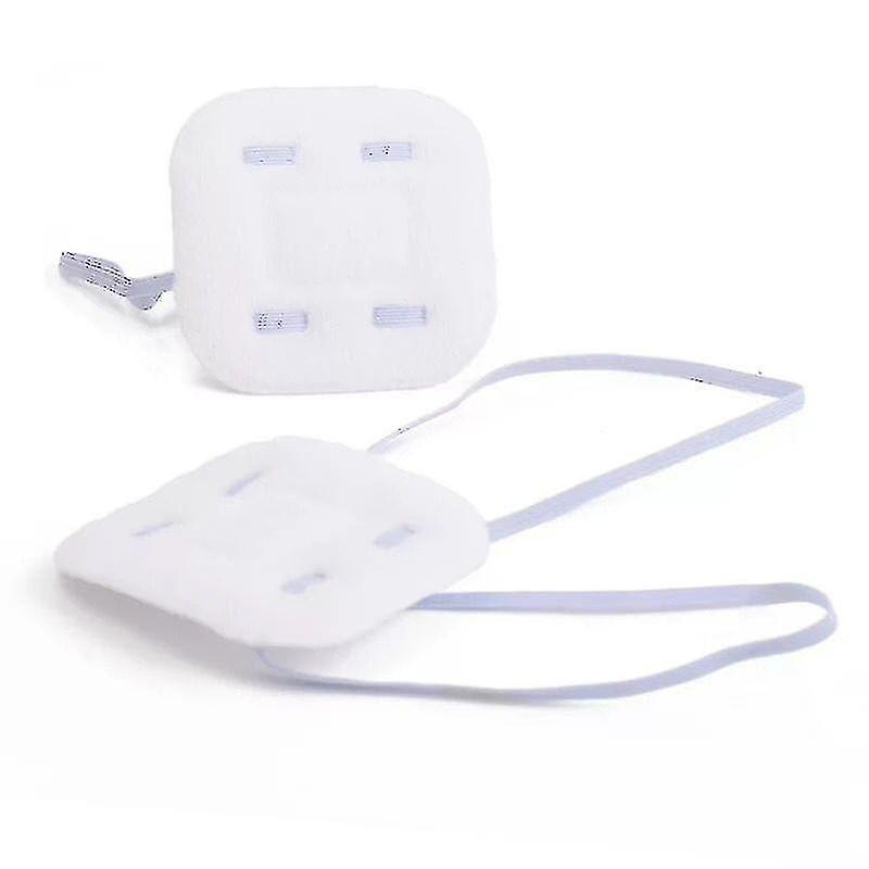 3 Pcs White Eye Patch Single Adjustable Comfortable Eye Mask (baifus)