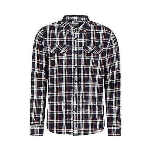 Mountain Warehouse Mens Trace Flannel Long-Sleeved Shirt