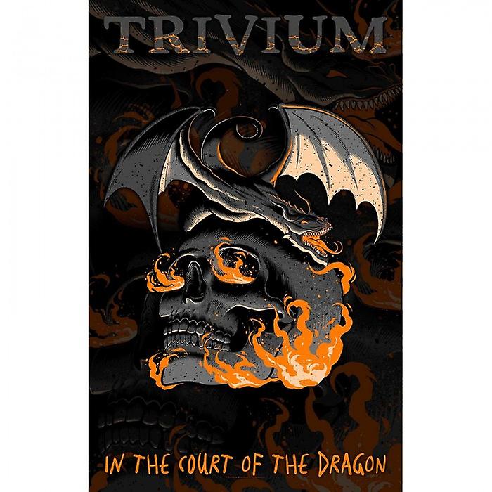 Trivium dans la cour du dragon Textile Poster