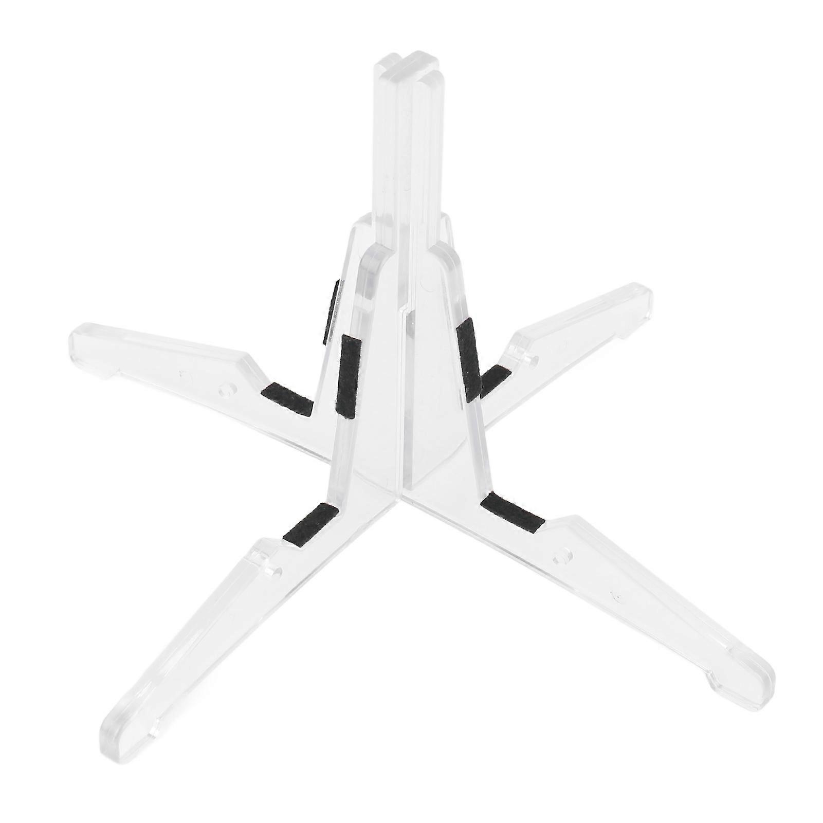 4-Leg Transparent ABS Plastic Detachable Clarinet Stand Holder