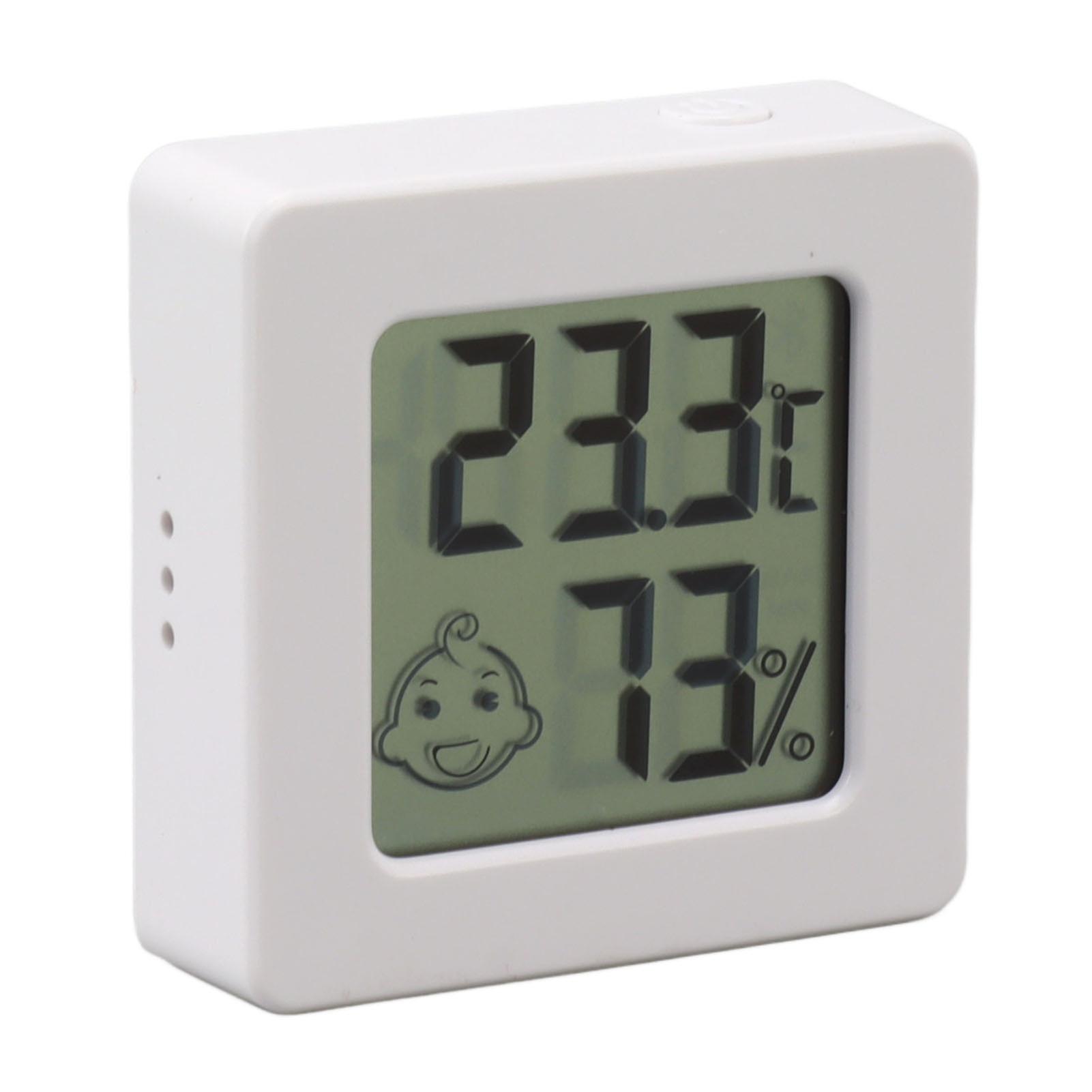 Mini Hygrometer Thermometer High Accuracy Compact Portable Digital Temperature Humidity Gauge Meter for Home Kitchen