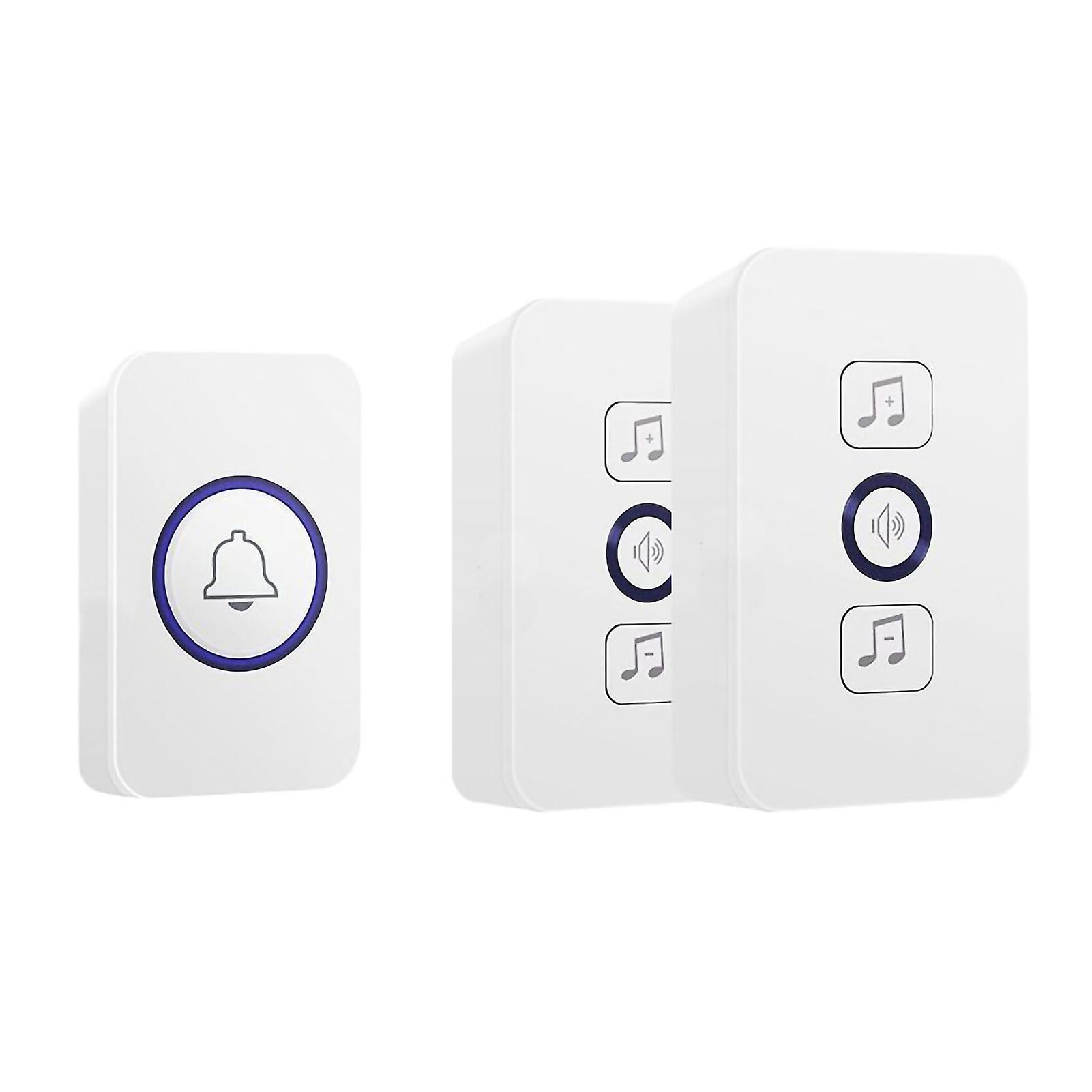 Wireless Caregiver Pager Alert System Call Bell for Home Elderly Patients Disabled 1 Transmitter+1 Receiver