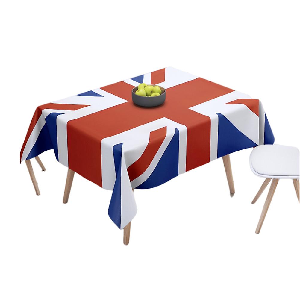 Traditional UK Flag Rectangular Tablecloth for Dining and Kitchen
